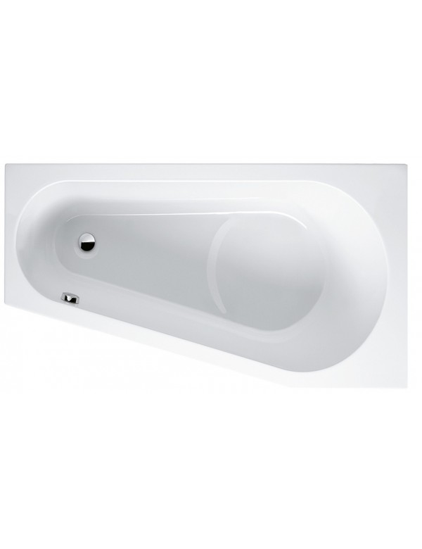 Baignoire d'angle gauche acrylique RIHO DELTA 150x80 cm