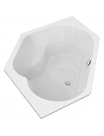 Baignoire d'angle acrylique RIHO WINNIPEG 145x145 cm