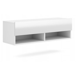 Meuble TV à suspendre DERBY 100 blanc brillant 100x30x31 cm