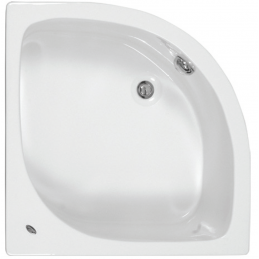 Baignoire d’angle acrylique MYKONOS 90x90 cm avec tablier