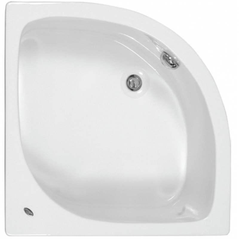 Baignoire d’angle acrylique MYKONOS 90x90 cm avec tablier