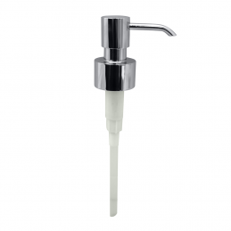 Distributeur de savon liquide SOLO en laiton chromé et verre / 250ml