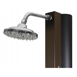 Douche de piscine solaire marron rustique 30L
