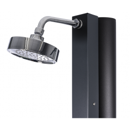 Douche de piscine solaire grise 30L