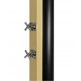 Douche de jardin solaire Beige 40L