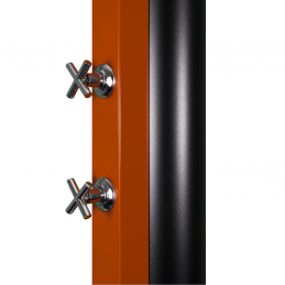 Douche de jardin solaire Orange 40L