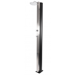 Douche de jardin solaire en acier inoxydable 40L