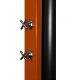 Douche de piscine solaire CROSS Orange 40L