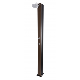 Douche de piscine solaire CROSS Marron Rustique 40L