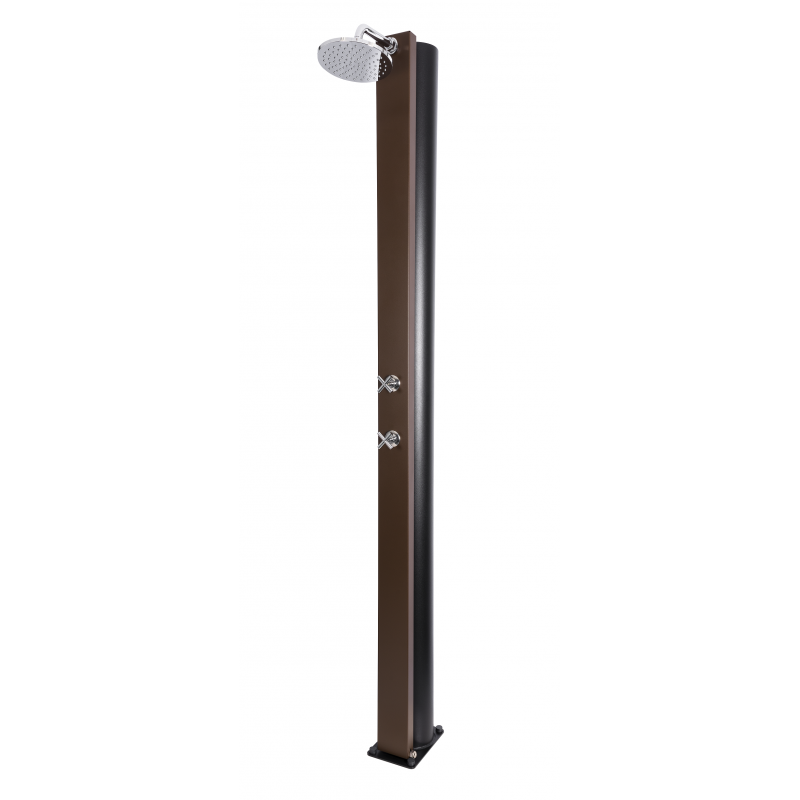 Douche de piscine solaire CROSS Marron Rustique 40L