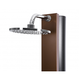 Douche de piscine solaire CROSS Marron Rustique 40L