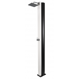 Douche de piscine solaire SQUARE Blanche 40L