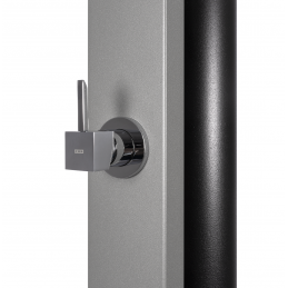 Douche de piscine solaire SQUARE grise 40L