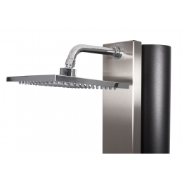 Douche de piscine solaire SQUARE acier inoxydable 40L