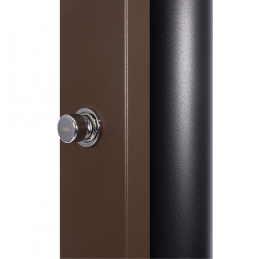 Douche de jardin solaire PULSATE Marron rustique 40L