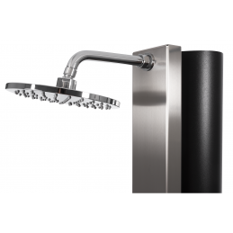 Douche de jardin solaire PULSATE acier inoxydable 40L