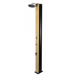 Douche de jardin solaire PULSATE Beige avec rince pieds 40L