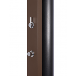 Douche de jardin solaire PULSATE marron rince pieds temporisé 40L