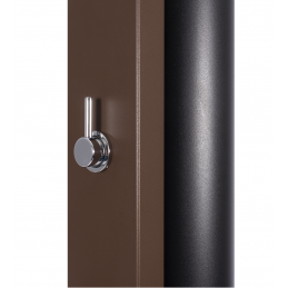 Douche de jardin solaire PULSATE marron rince pieds temporisé 40L