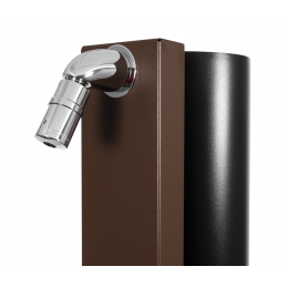 Douche de piscine solaire ULTIMATE Marron rustique 40L
