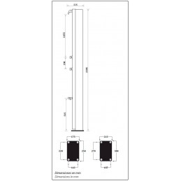 Douche de piscine solaire ULTIMATE marron rince pieds temporisé 40L