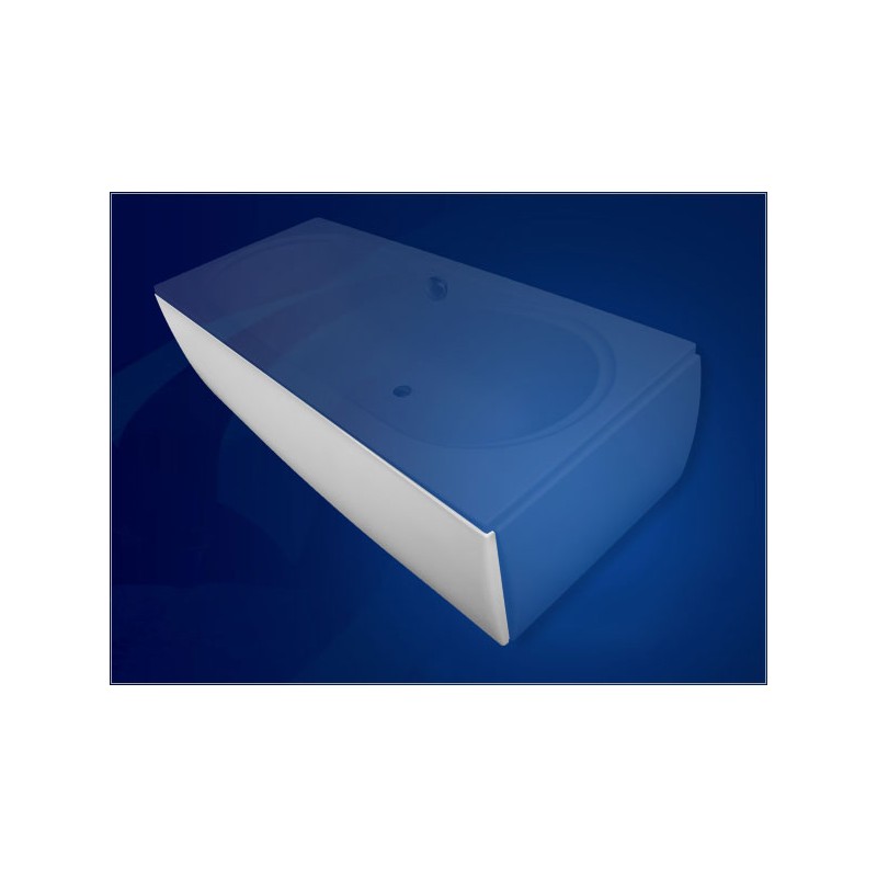 Tablier de baignoire frontal universel 170x55 cm en acrylique