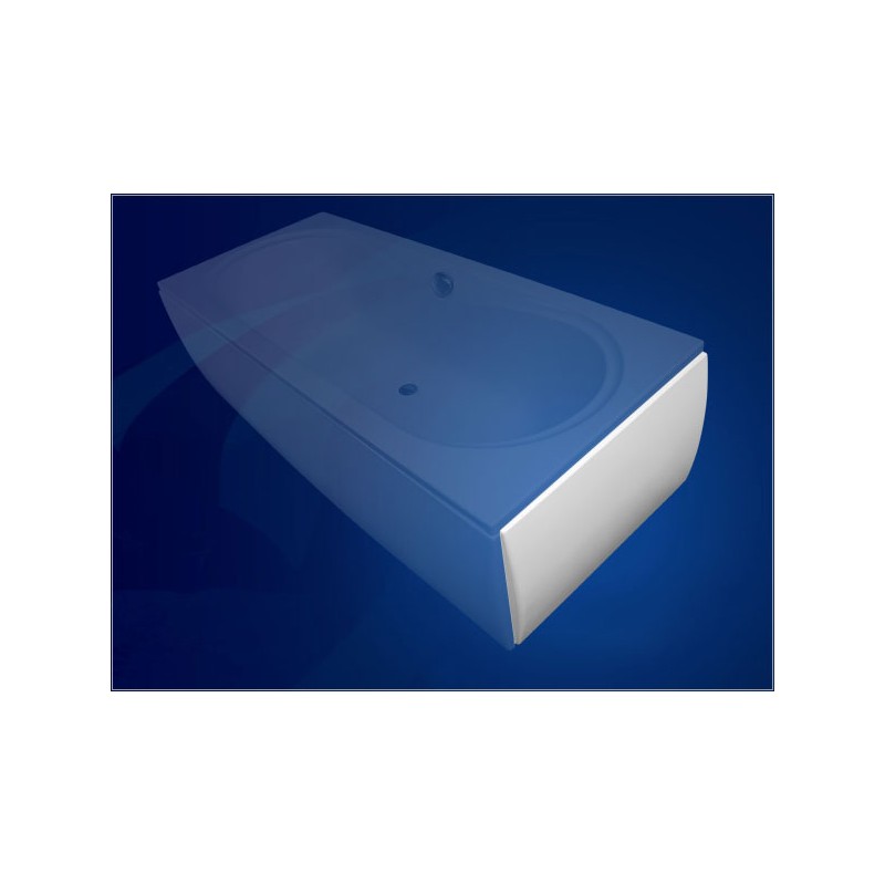 Tablier de baignoire latéral universel 90x62 cm en acrylique