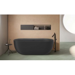 Baignoire îlot noire DANAE 170x80 x59cm