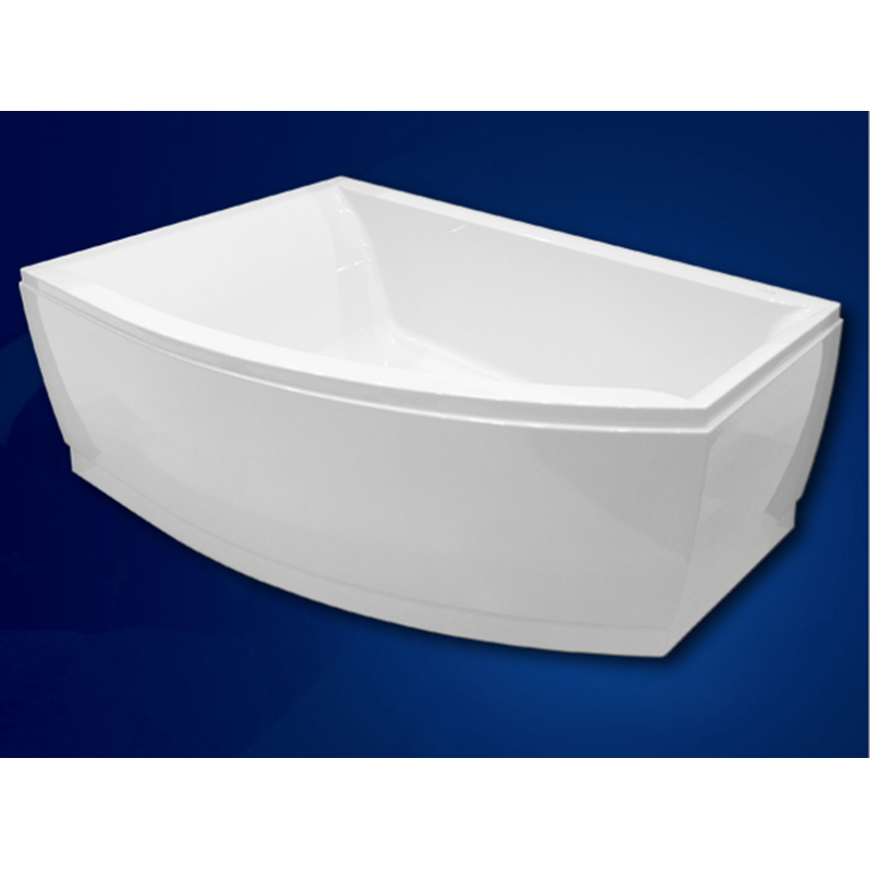 Baignoire d’angle avec tablier VERONETSI 160x105 x45cm