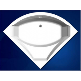 Baignoire d’angle VERONETSI 140x140 x45cm