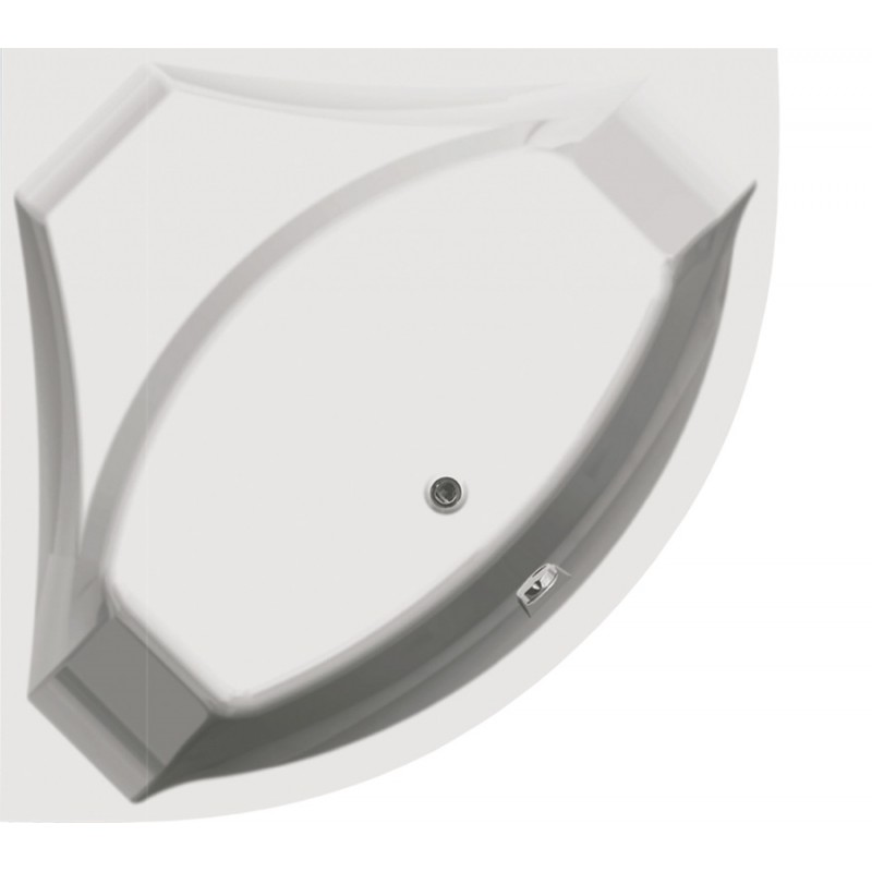 Baignoire d’angle avec tablier VERONETSI 140x140 x45cm