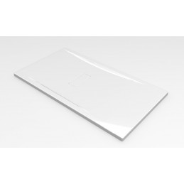 Receveur de douche blanc ultraplat recoupable NOVELLINI CUSTOM 140x90 cm - H 3,5 cm