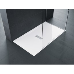Grand receveur de douche blanc NOVELLINI CUSTOM 180x90 cm - H 12 cm