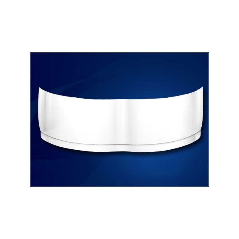 Tablier de baignoire pour baignoire d'angle duo IRIS 143 cm en acrylique