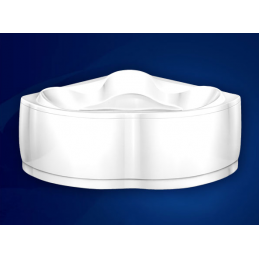 Tablier de baignoire pour baignoire d'angle duo IRIS 143 cm en acrylique