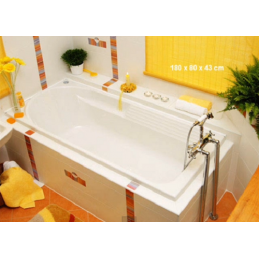 Baignoire HERABE 180x80 x43 cm en acrylique