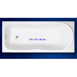 Baignoire acrylique PENELOPE 170x70 x40cm