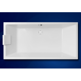 Baignoire acrylique CAVASUE 180 180x80 x45 cm avec appui-tête