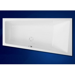 Baignoire d'angle droite acrylique CAVASUE 160x90 x45 cm