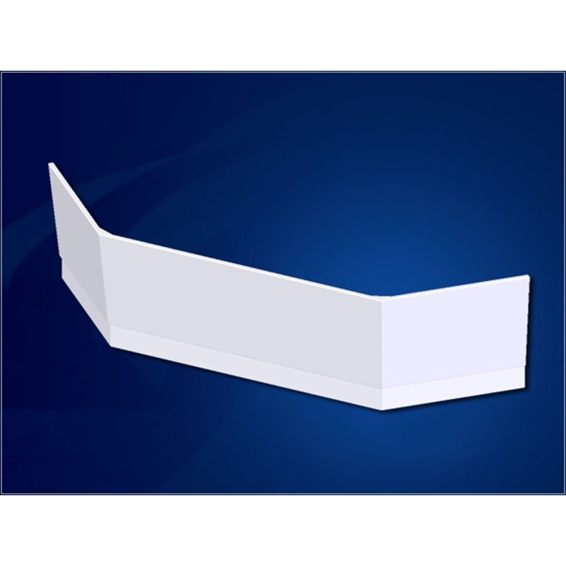 Tablier pour baignoire d'angle CAVASUE 140x140 cm en acrylique