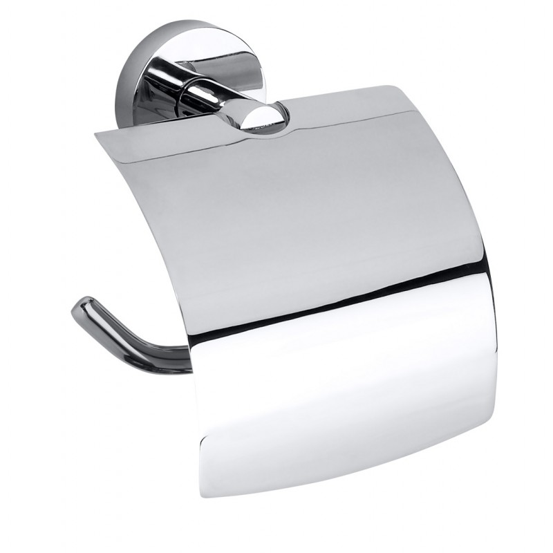 Dérouleur papier toilette OMEGA laiton chromé 14,5x15,5x9 cm