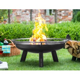 Brasero de jardin PORTO en acier 80 cm
