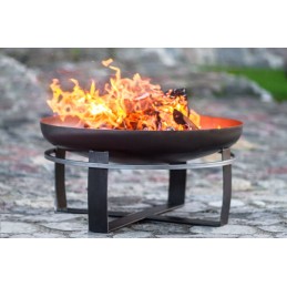 Brasero de jardin VIKING en acier 70 cm