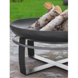 Brasero de jardin VIKING en acier 100 cm