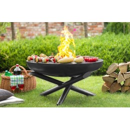 Brasero de jardin POLO en acier 100 cm
