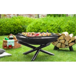 Brasero de jardin POLO en acier 100 cm