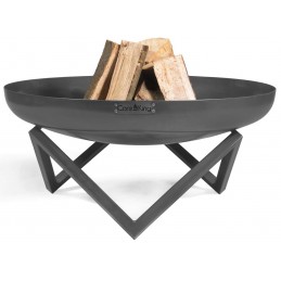 Brasero de jardin SANTIAGO en acier 80 cm