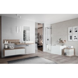 Baignoire à porte gauche NOVELLINI IRIS 170x80 cm