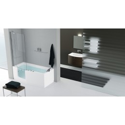 Baignoire à porte gauche NOVELLINI IRIS 180x75 cm