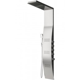 Colonne de douche hydromassante LEONORA en acier 150 cm